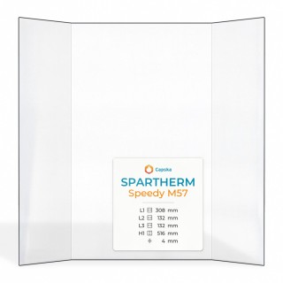 Vetro Spartherm SPEEDY M57 - Vetro Prismatico Esterno