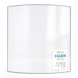 Vetro Hark 44-5.2 - Vetro Curvo per stufa a legna