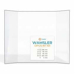 Wamsler OPUS KF 101 Glas - Prismatisch Kaminglas für Kaminofen