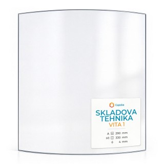 Vitre Skladova Tehnika VITA 1 - Verre Courbe pour poêle à bois