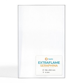Extraflame SERAPHINA Glas - Rechteck Kaminglas für Kaminofen