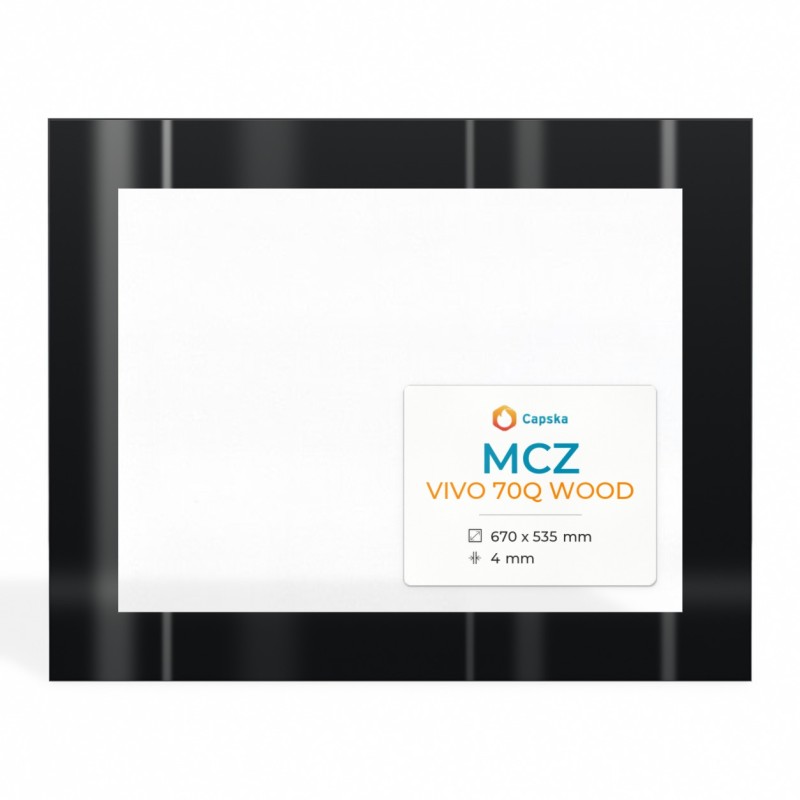 MCZ VIVO 70Q WOOD Glass - Fireplace Insert Panel