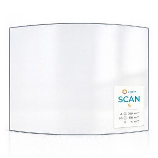 Vetro Curvo per stufa a legna - SCAN 5 (57050031)