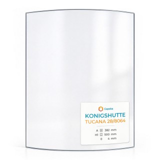 Vitre pour Konigshutte TUCANA 28/8064 - Verre courbe - Capska