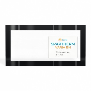 Fireplace Insert glass for Spartherm Varia Bh - High quality ceramic glass - Capska