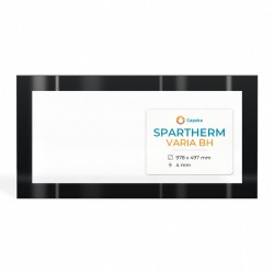 Vetro Spartherm VARIA BH - Vetro Rettangolo Serigrafato per inserto da camino