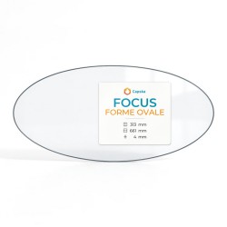 Focus FORME OVALE Glass - Oval glass panel for wood burning stove