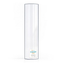 Hwam 3630 Glas - in sich gebogenes Seitlich Kaminglas für Kaminofen
