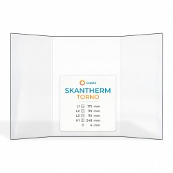 Skantherm TORNO Glas - Prismatisch Kaminglas für Kaminofen