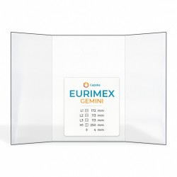 Vitre Eurimex GEMINI - Verre Prismatique pour poêle à bois