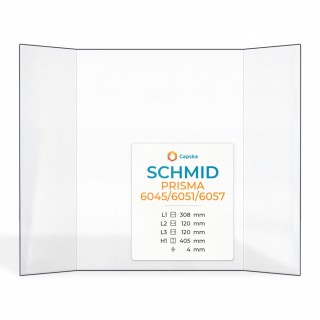 Vitre pour insert Schmid PRISMA 6045/6051/6057 - Verre prismatique - Capska