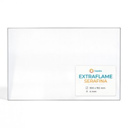 Extraflame SERAFINA Glass - Rectangular glass panel for pellet stove