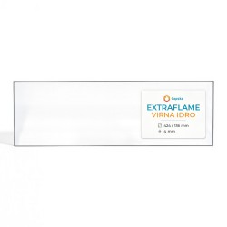 Vitre Extraflame VIRNA IDRO - Verre Rectangle pour poêle à granulés