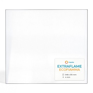 Vitre pour poêle à granulés Extraflame ECOFIAMMA - Verre rectangle - Capska