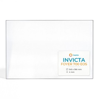 Vitre pour insert Invicta FOYER 700 EOS - Verre rectangle - Capska