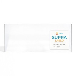 Supra LASLO Glass - Rectangular glass panel for wood burning stove