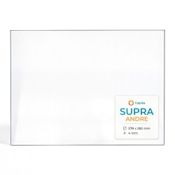 Supra ANDRE Glass - Rectangular glass panel for wood burning stove