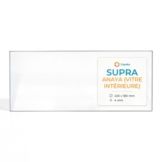 Vetro per stufa a legna Supra Anaya (vetro interno) - Vetro ceramico di alta qualità - Capska