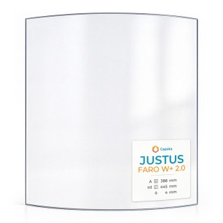 Vetro per stufa a legna Justus Faro W+ 2.0 - Vetro ceramico di alta qualità - Capska