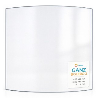 Vetro per stufa a legna Ganz Bolero 2 - Vetro ceramico di alta qualità - Capska