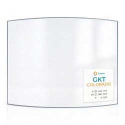 Vitre Gkt COLORADO - Verre Courbe pour poêle à bois