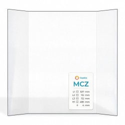 Mcz AIRSYSTEM E50 Glas - Prismatisch Kaminglas für Kaminofen