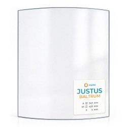 Vetro Justus BALTRUM - Vetro Curvo per stufa a legna