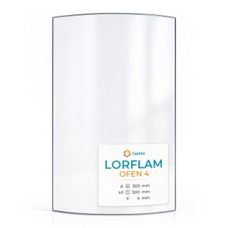 Vetro per stufa a legna Lorflam Ofen 4 - Vetro ceramico di alta qualità - Capska