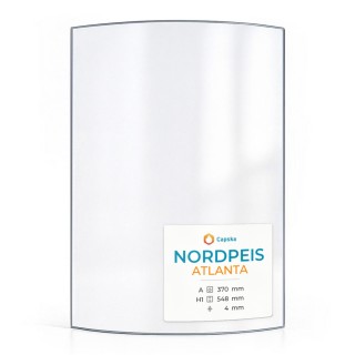 Glas für Kaminofen Nordpeis ATLANTA - Hochwertiges Keramikglas - Capska