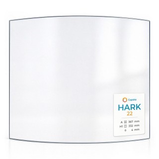 Vitre pour poêle à bois Hark 22 - Verre courbe - Capska