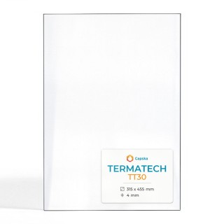 Glas für Kaminofen Termatech TT30 - Hochwertiges Keramikglas - Capska