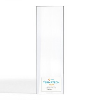 Vitre pour poêle à bois Termatech TT30 - Verre rectangle - Capska