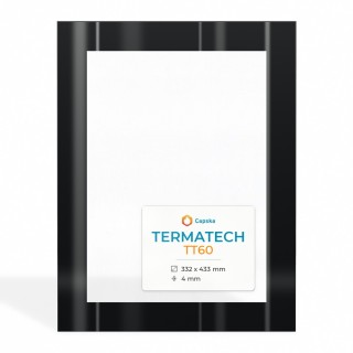 Glas für Kaminofen Termatech TT60 - Hochwertiges Keramikglas - Capska