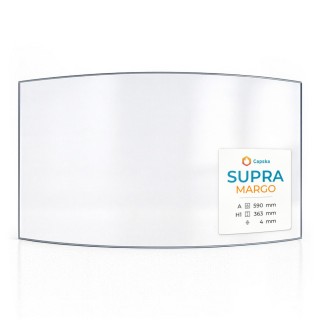 Glas für Kaminofen Supra MARGO - Hochwertiges Keramikglas - Capska