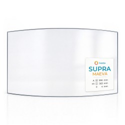 Supra MAEVA Glass - Curved glass panel for wood burning stove
