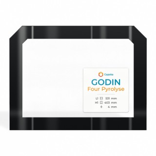 Vetro per Forno Godin Four Pyrolyse (Vitre Intérieure) - Vetro ceramico di alta qualità - Capska