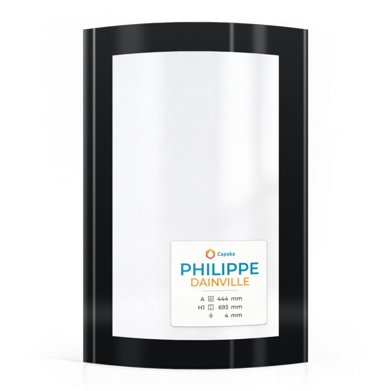 Vitre pour poêle à bois Philippe DAINVILLE - Verre courbe - Capska