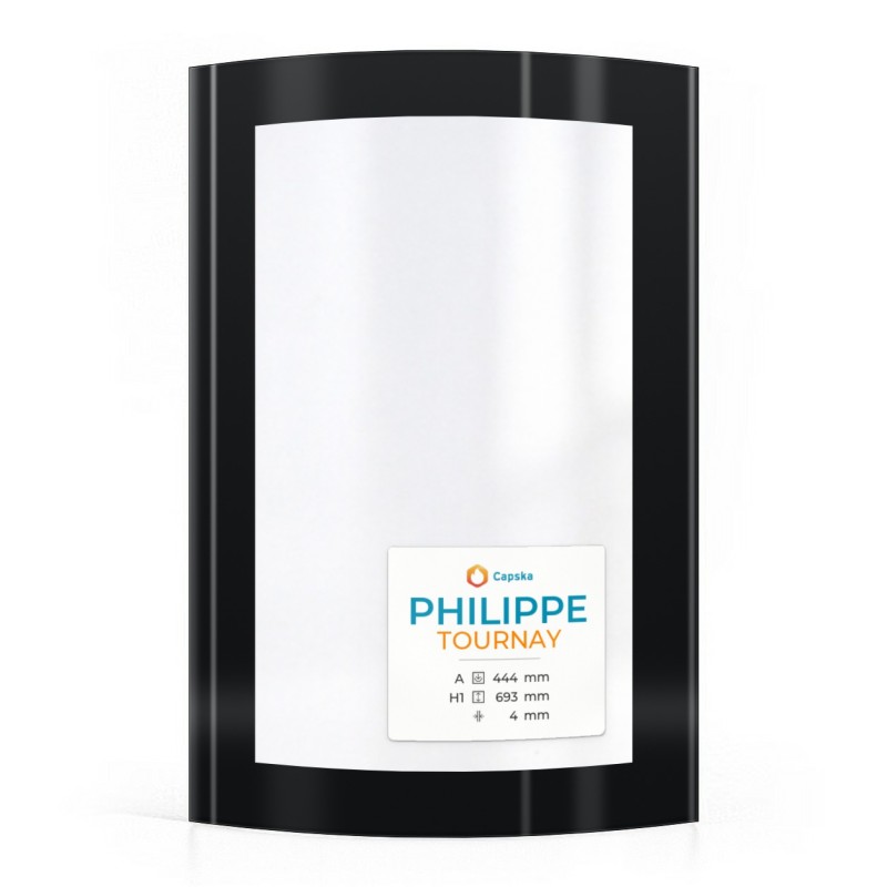 Wood Burning Stove glass for Philippe Tournay - High quality ceramic glass - Capska