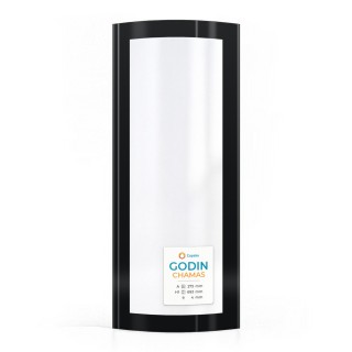 Wood Burning Stove glass for Godin Chamas - High quality ceramic glass - Capska