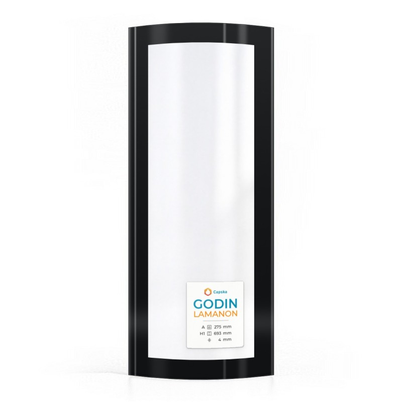 Wood Burning Stove glass for Godin Lamanon - High quality ceramic glass - Capska