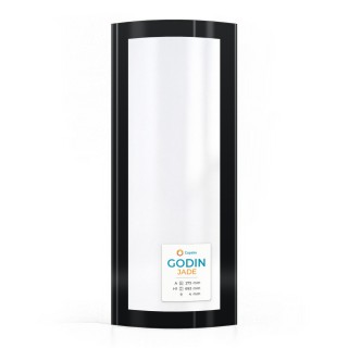 Wood Burning Stove glass for Godin Jade - High quality ceramic glass - Capska