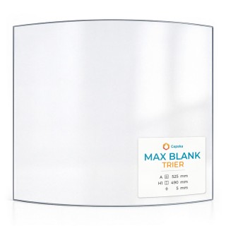 Vitre pour poêle à bois Max Blank TRIER - Verre courbe - Capska
