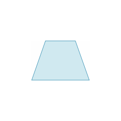 Verre trapèze isocèle pour cheminée et poêles sur mesure – Capska