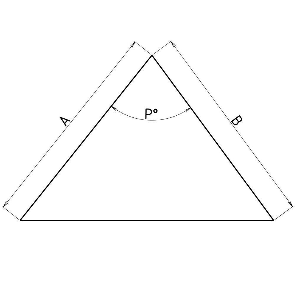 Plaque de sol Triangle