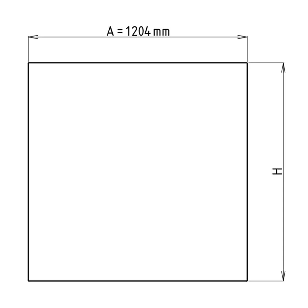 Protection Murale Unie – A 1204 mm (fixe)