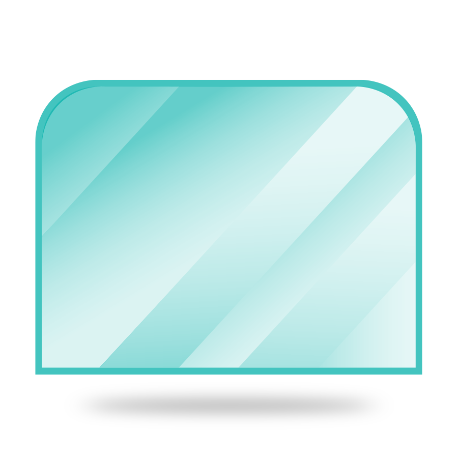 2-4 rounded corners